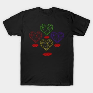 diamond heart T-Shirt